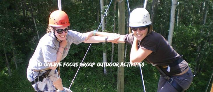 Paid Online Focus Group Outdoor Activities