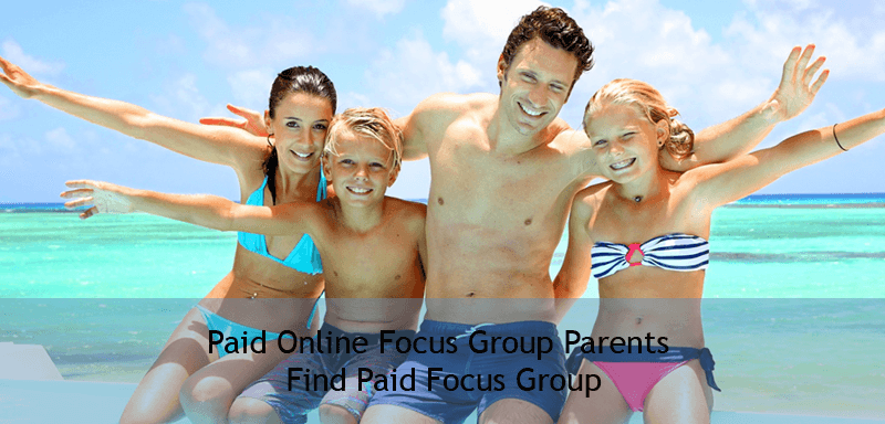 Paid Online Focus Group Parents