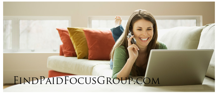 Nationwide Online Focus Group Female with smart phone