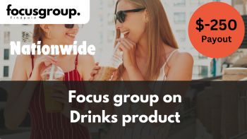 Drinks product focus group