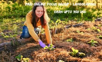 Paid Online Focus Group - Landscaping