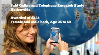 Paid Online and Telephone Research Study - Nationwide