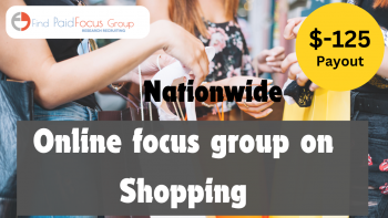 Online focus group on Shopping Study